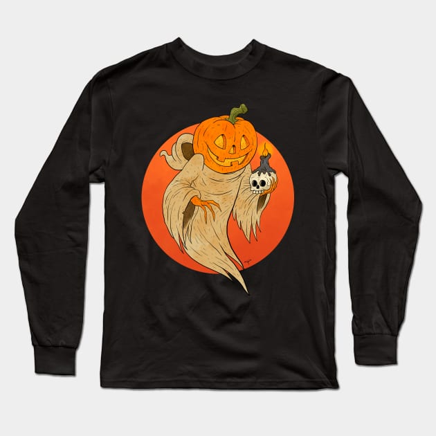 Ghostkin Long Sleeve T-Shirt by chrisraimoart